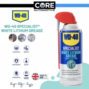 WD40 White Lithium Grease Spray Lubricant - 400ml